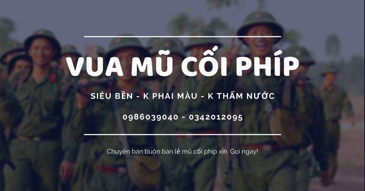 Mũ cối tàu phíp xịn quân đội